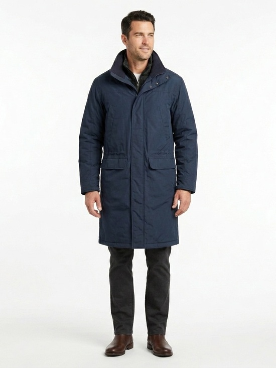 L.L. Bean Other - L.L. Bean Men’s Thinsulate Long Parka Jacket Large Wool Blend Lined Trench Coat